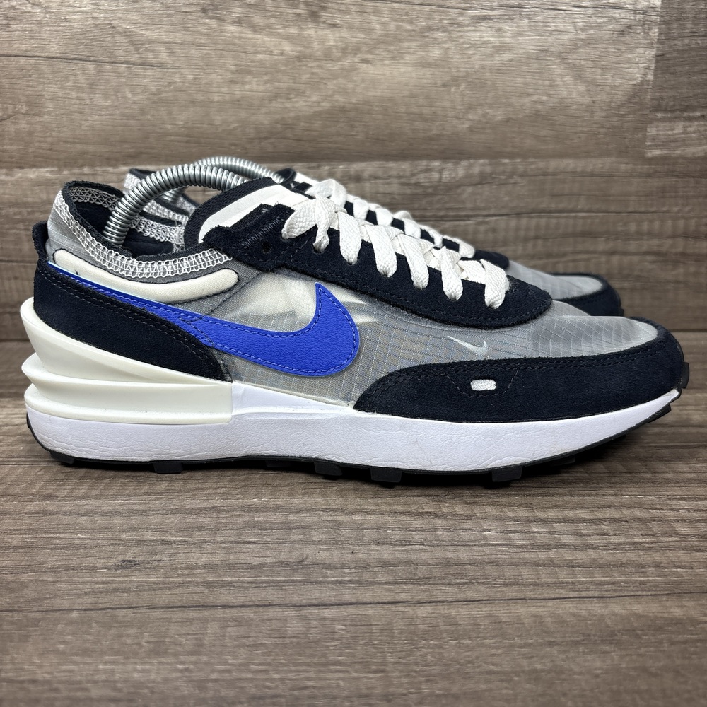 Nike Waffle One Blue Gray Womens US Size 7.5 EUR 38.5 DD8014-003 Sneakers